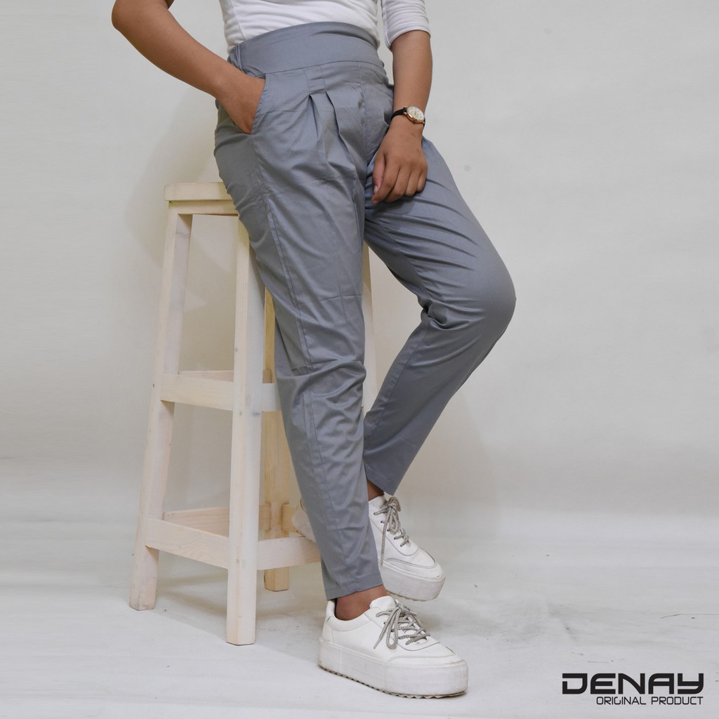 denay Bayar Ditempat promo JOG POLOS celana katun premium Basic pants panjang ori by tokodenay murah