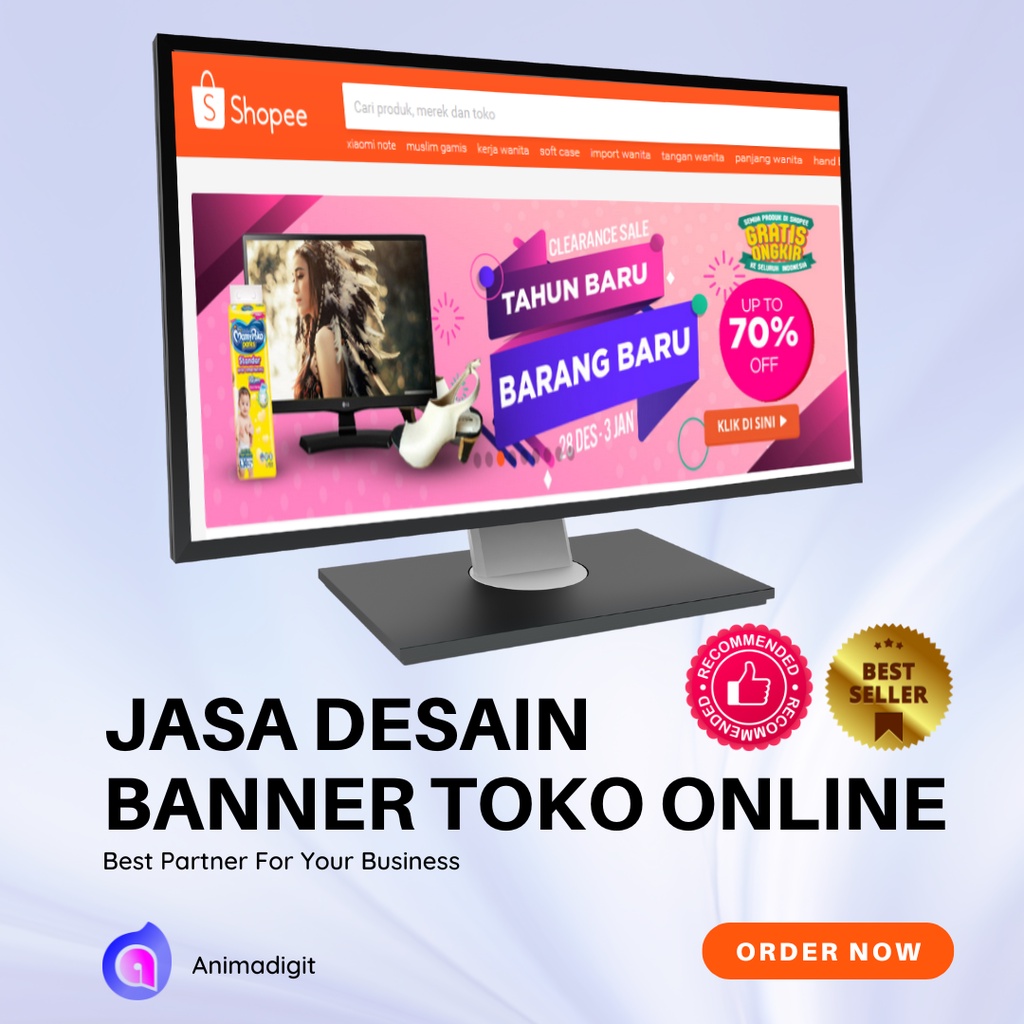 Jual Jasa Desain Banner Shopee Professional Desain Berkualitas | Shopee ...