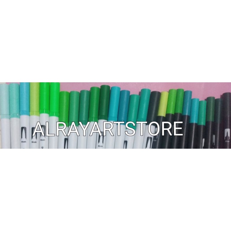 

dual brush pen spidol hijau