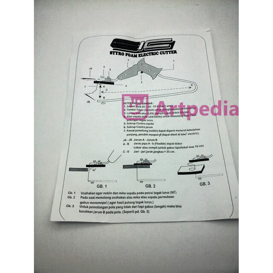 Alat Pemotong Styrofoam Electric Pemotong Sterofoam Styrofoam Cutter