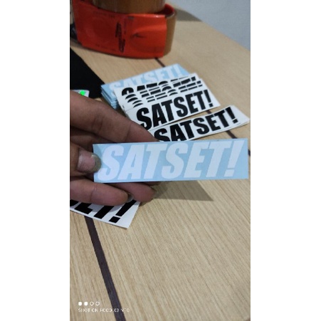 sriker SATSET! stiker cutting motor viral