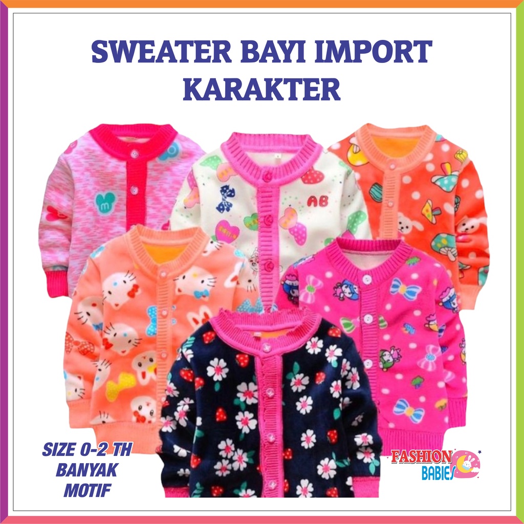 ❤ Fashionbabies ❤ SWEATER BABY IMPORT KARAKTER - BOY