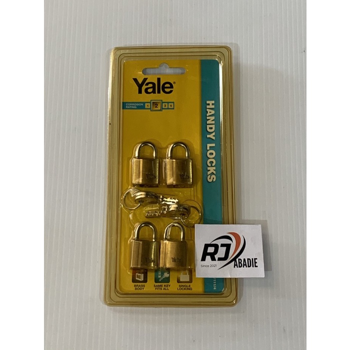 Gembok Yale Classic Series Padlock 20mm (Master Key) P110/20/111/4