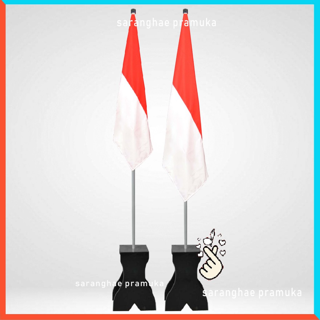 Bendera Merah Putih Indonesia Bahan Kain Jumping Bendera Rumah Sekolah