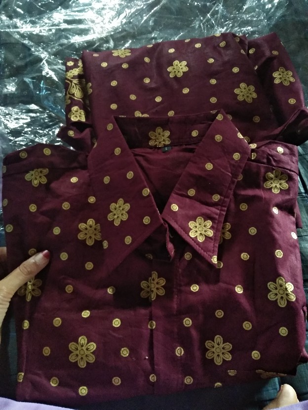 Batik Couple Keluarga Sania Ruffle Ori Putra Mm Termurah