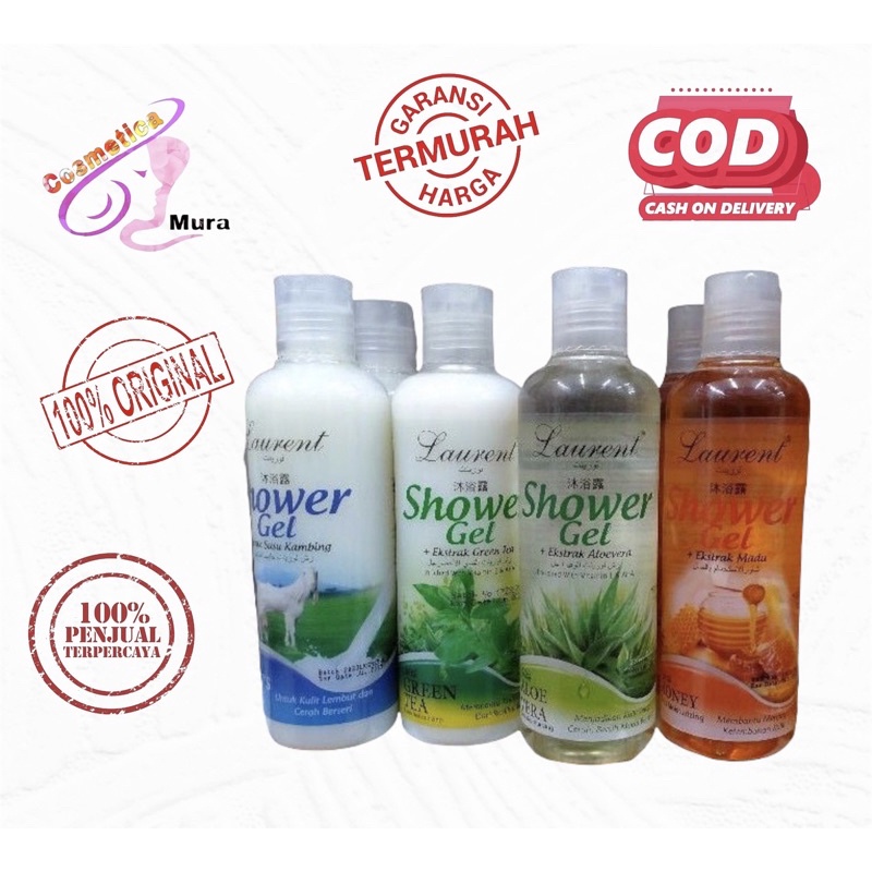 [ 250 ml ] laurent body shower gel -- sabun mandi laurent shower gel 250 ml -- sabun cair laurent 250 ml