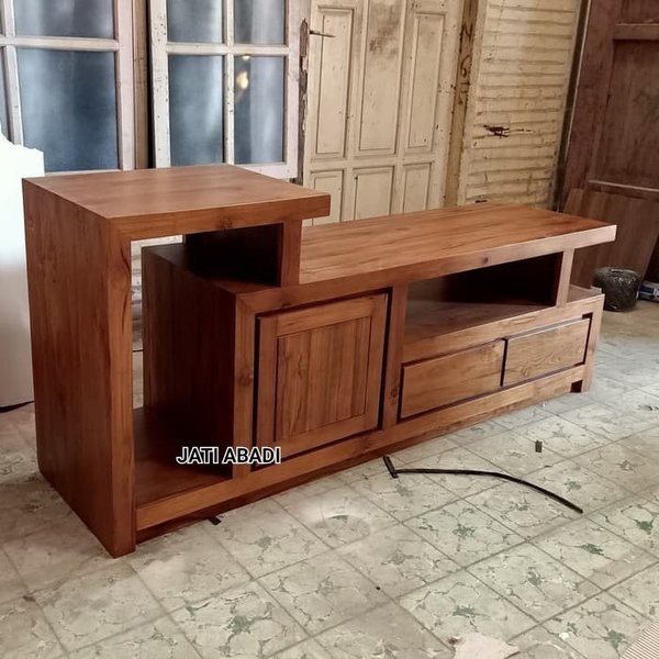 Featured image of post Mebel Jepara Meja Tv Kayu Jati Minimalis Modern