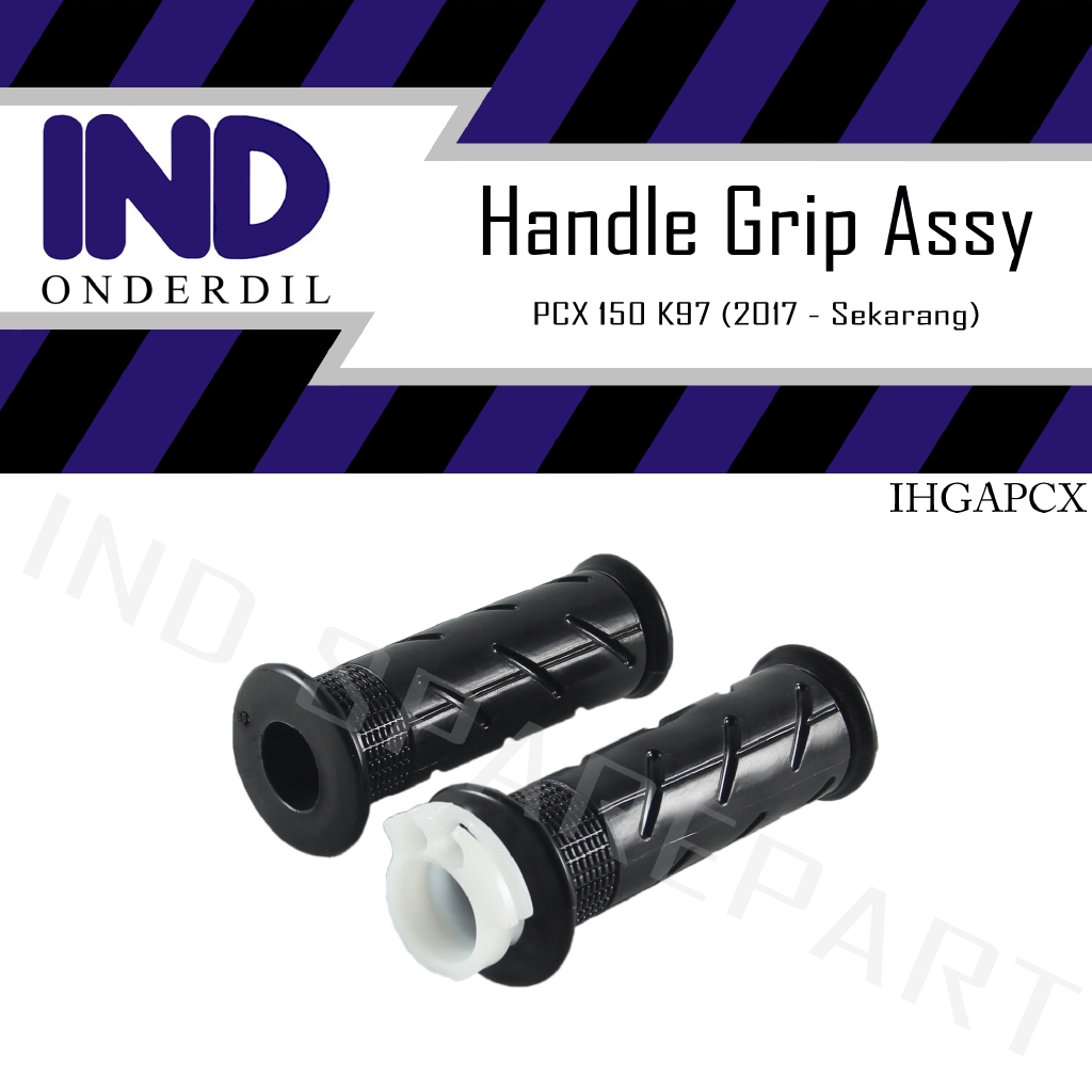 Handle-Hand Grip Fat Vat Pad Assy Handfat Handpad Handvat Handgrip Karet-Pipa-Slongsong PCX 150-Hybrid Set