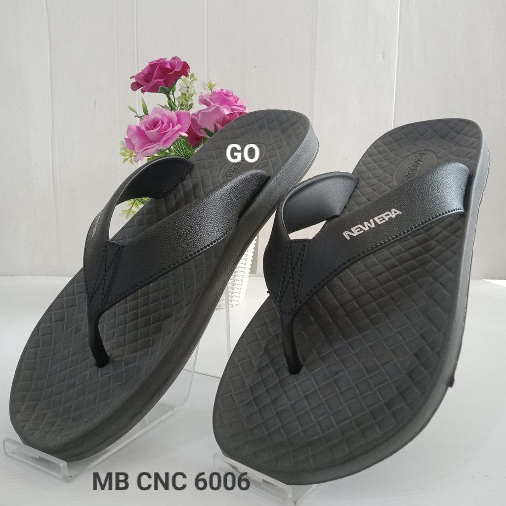 gos NEW ERA MB CNC 6006 Sandal Jepit Bahan Karet Pria Wanita 40-44