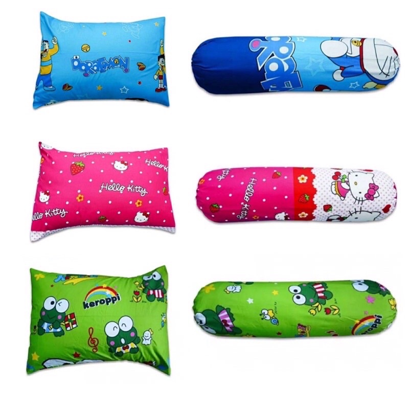 (PAKET HEMAT) Bantal Free Guling Dewasa Karakter | Bantal Set Guling | Guling Set Bantal