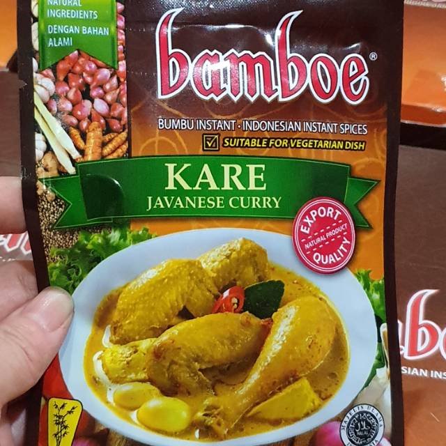 

Bumbu Bamboe RAWON | KARE | RENDANG | KRENGSENGAN | LODEH | GULE | OPOR | SEMUR