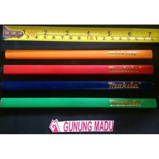 

PENSIL TUKANG KAYU MAKITA / PENSIL BANGUNAN (WARNA SESUAI STOK)