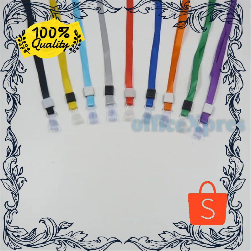 

Termurah Tali Gantungan ID Card - Name Tag Nylon Soft PVC Hook Kekinian