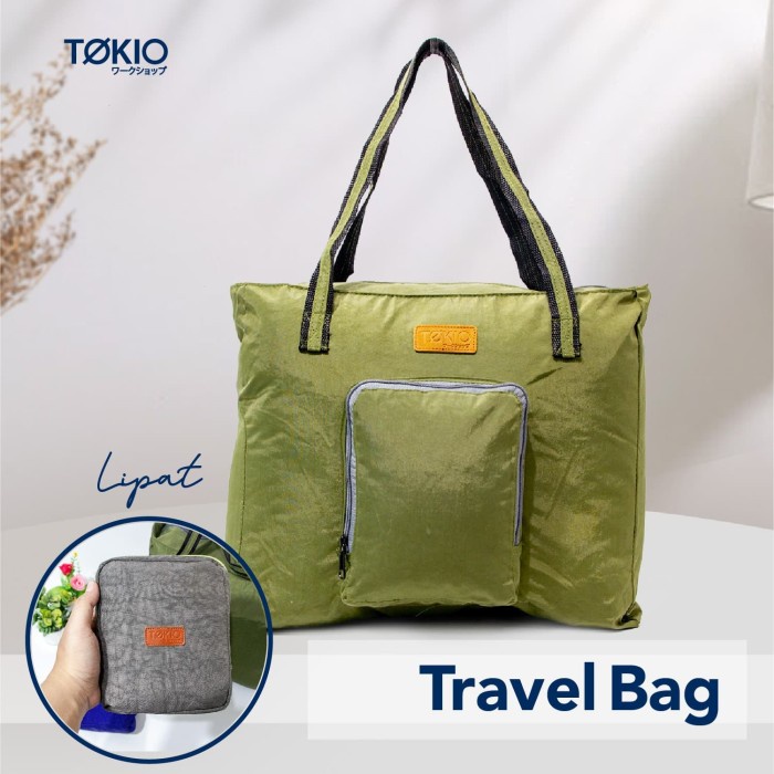 Tas Duffel Organizer Tas Travel Bag Hand Carry Tas Lipat Parasut Kipling Koper Foldable (A6Z3) Premi