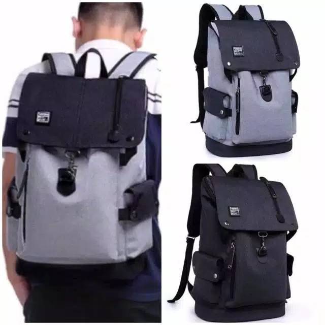 Tas Pria ZB RDN 069 Distro Raindoz Bandung Ransel Punggung Backpack Cowok Keren Sek BRAN NB-Tp BJ