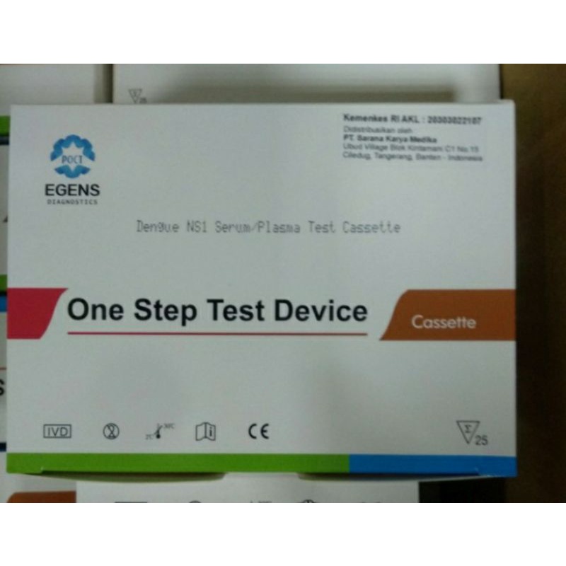 Rapid test monotes dengue NS1 device