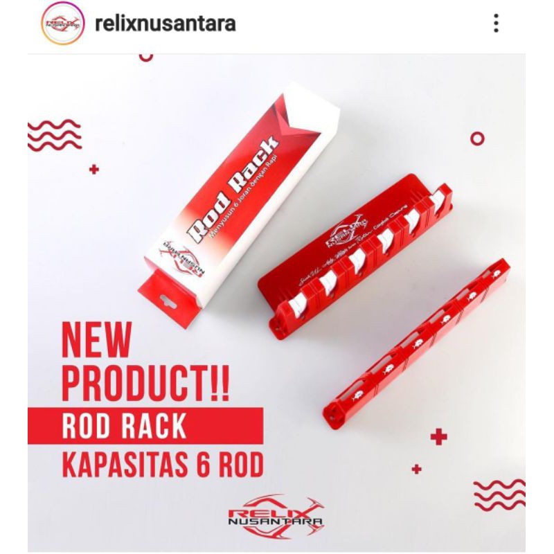 Kartinifishing Rak joran Rod rack Relix kapasitas 6 joran