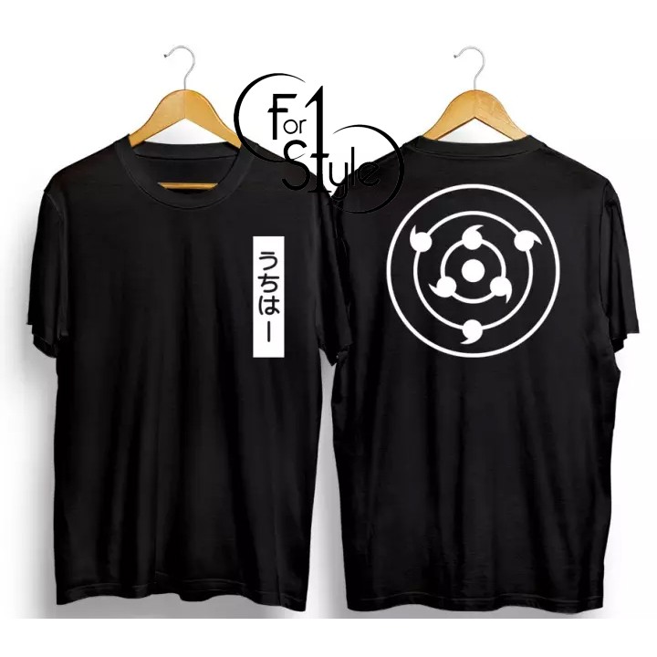 T-SHIRT BAJU LOGO SHARINGAN JEPANG KANJI