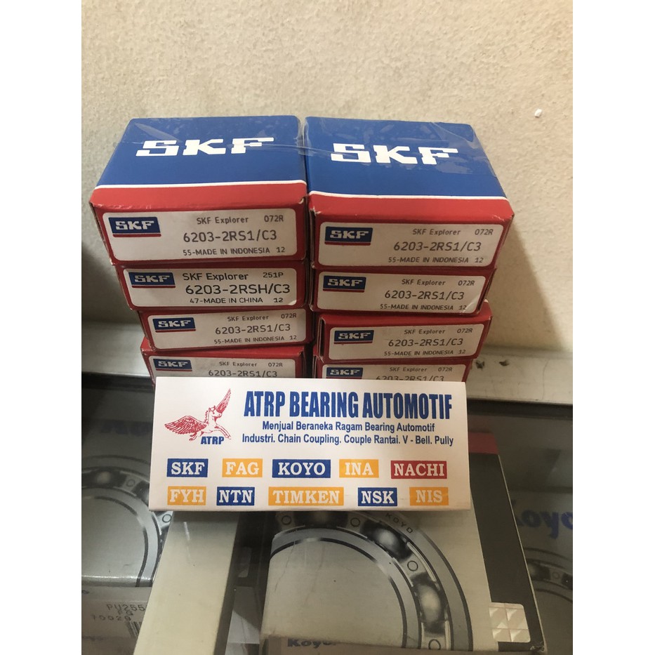ball bearing 6203 2rsh/c3 skf