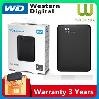 Western Digital WD 1TB 2TB Hardisk Eksternal 2.5” Portable Hardisk USB 3.0 HDD Untuk PC/Laptop