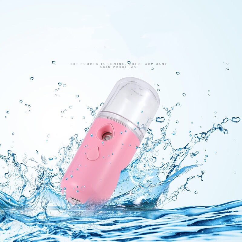 Mini Handheld Water Replenishment Instrument Usb Rechargeable Facial Humidifier