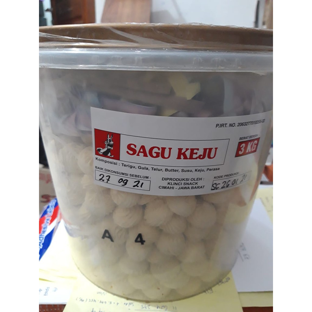 

Sagu Keju Toples 3kg