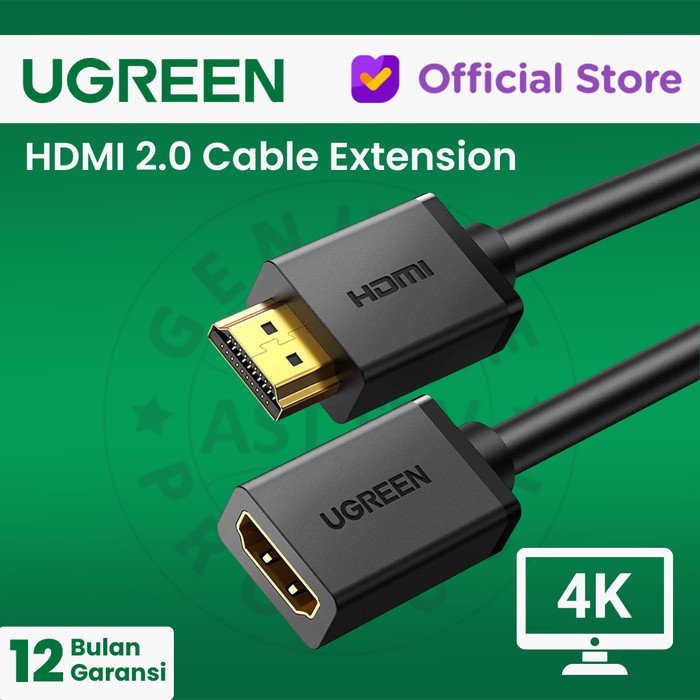 UGREEN HDMI 2.0 Male to Female Extension - HD107