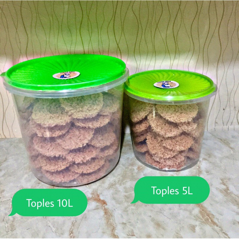 

Rengginang Terasi Pawon Emak Toples 5L/ # Ranginang/Rengginang Matang