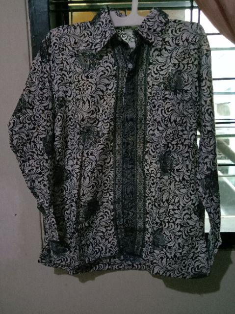 (cod) Couple Rok Plisket Dan Kemeja Batik/serimbit/batik Wisuda/engagement/pagar Ayu/pagar Bagus