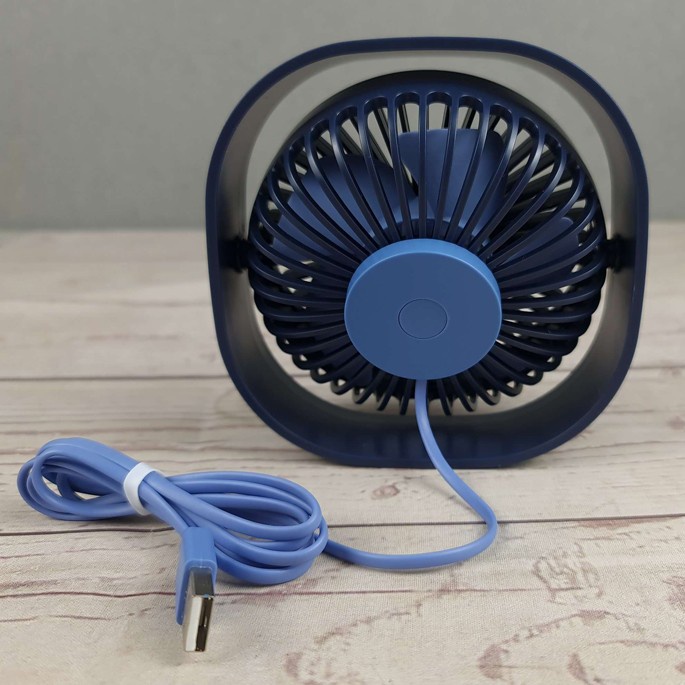3Life Kipas Angin Mini Fan USB 3 Speed - 312 - Blue