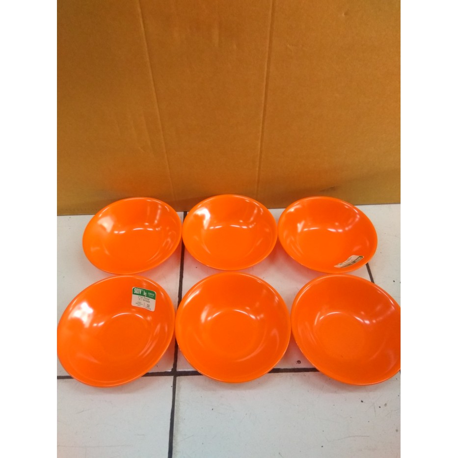 Mangkok Melamin Onyx / Seiv 2406 uk 6" ( 6 PCS)