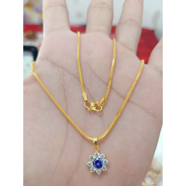 KALUNG ANAK PERAK 925 LAPIS MAS 24K