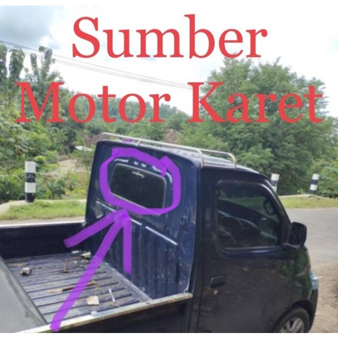 Sparepart Mobil Karet Kaca Belakang Pick Up (Cabin ) Daihatsu Grandmax New Produk Rekomendasi