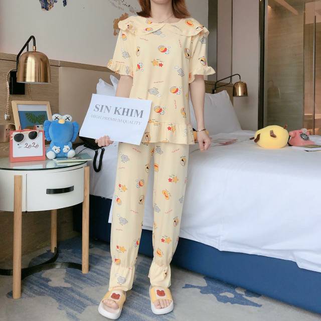 Piyama CP SET,BAHAN SPANDEK IMPORT KOREA.BAHAN HALUS LEMBUT.