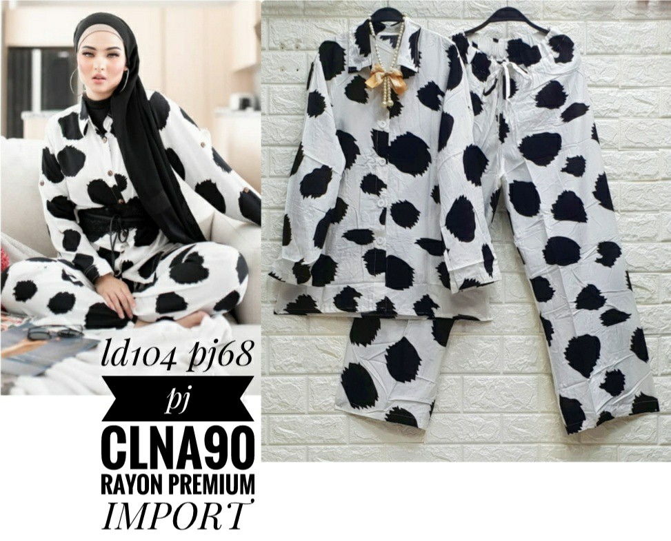 Rakabuming Biru Kemeja Batik Pria Katun Sragenan Full Furing