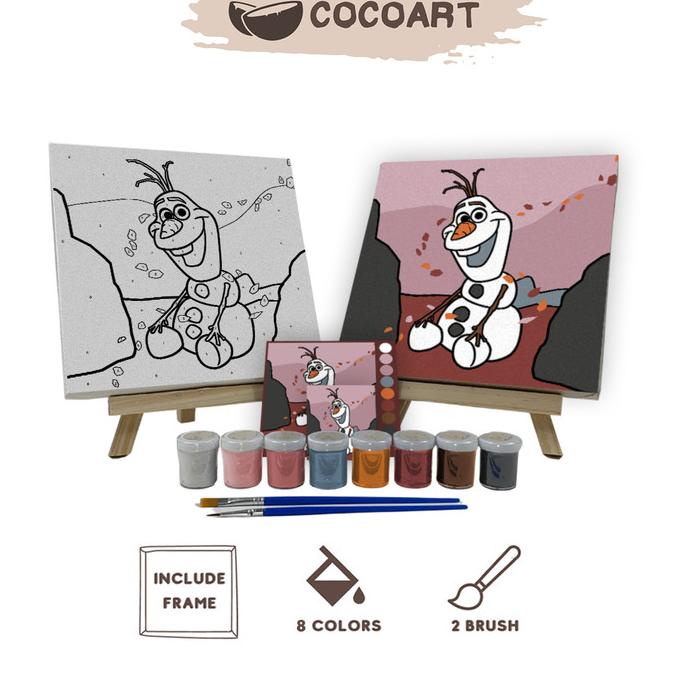 

Paint By Number Kit [ Olaf Autumn ] - Cocoart.Id I Kanvas 20 X 20 Cm