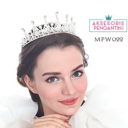 [SIAP KIRIM] HEADPIECE PENGANTIN MAHKOTA WEDDING AKSESORIS WANITA MPW022