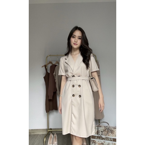 Raye Dress Choco Bronze Behavior 2