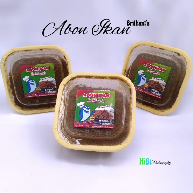 

Brilliants Abon Ikan 250gr varian rasa original dan pedas manis