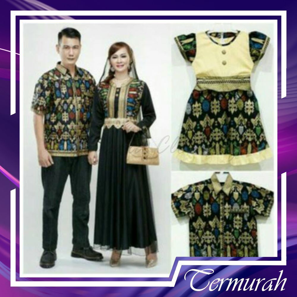 CAMISOLA HEM GAMIS JODHA PRODO  SARIMBIT COUPLE KELUARGA