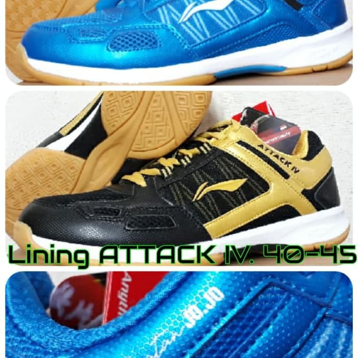 Sepatu Badminton Lining Attack IV Original