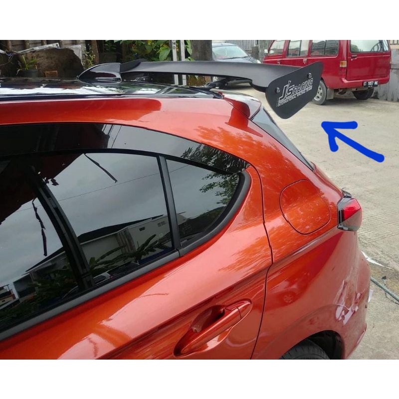 spoiler honda city hatchback model js racing