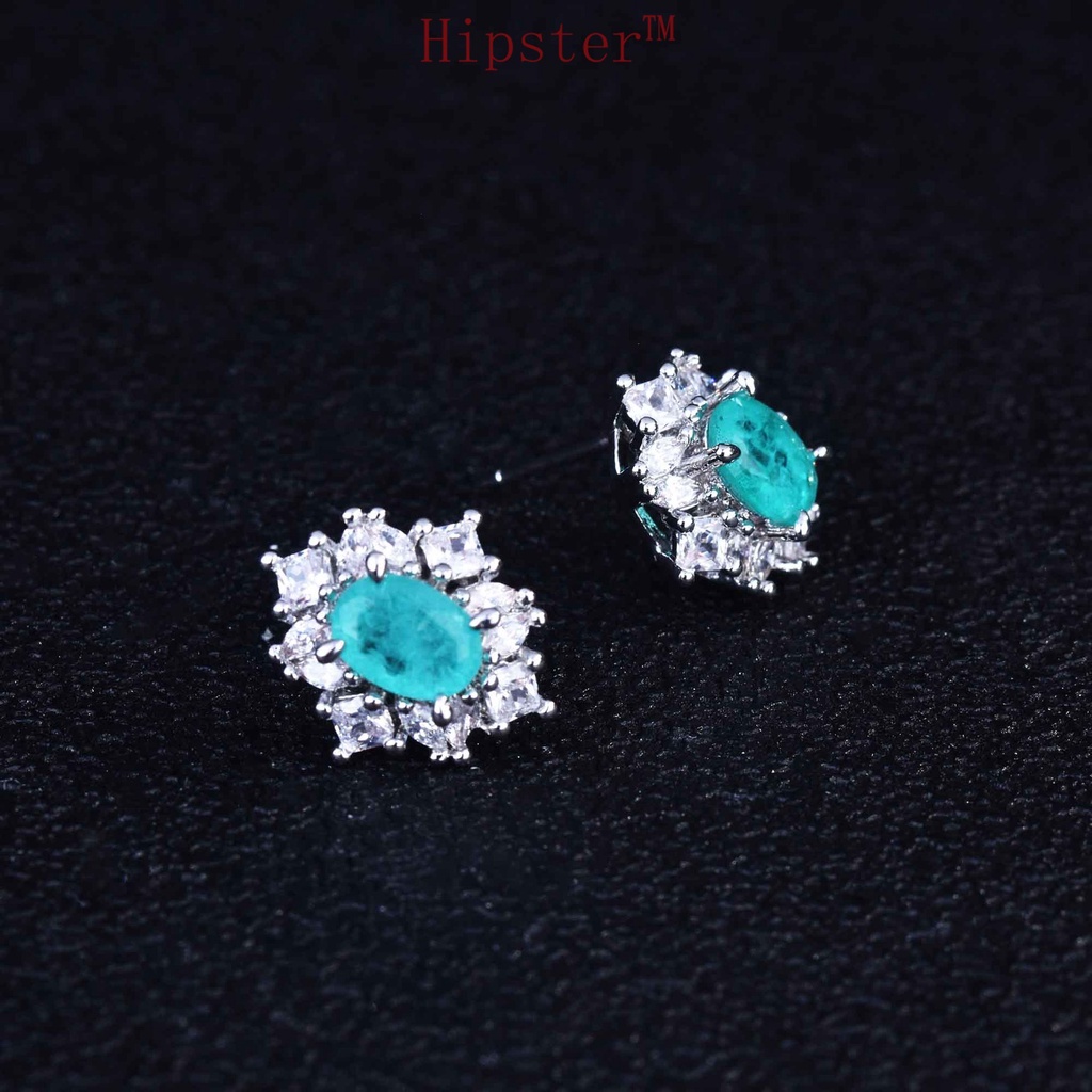 Natural Set Luxury Pendant Earrings Open Ring