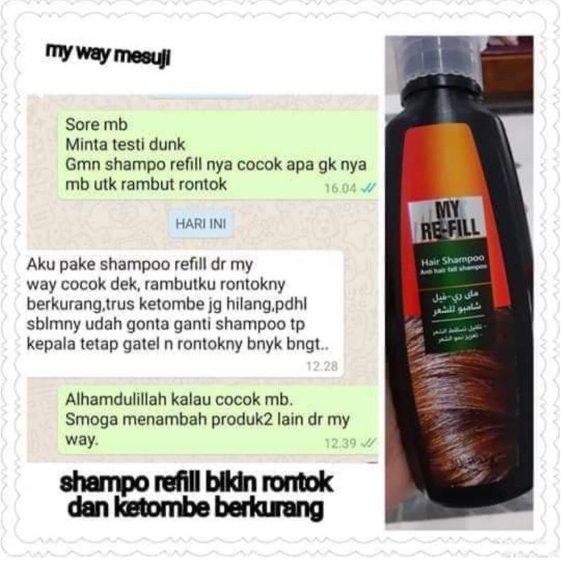 CL_ Sampo Anti Rontok My Way My Refill & Nature's Shampoo-2