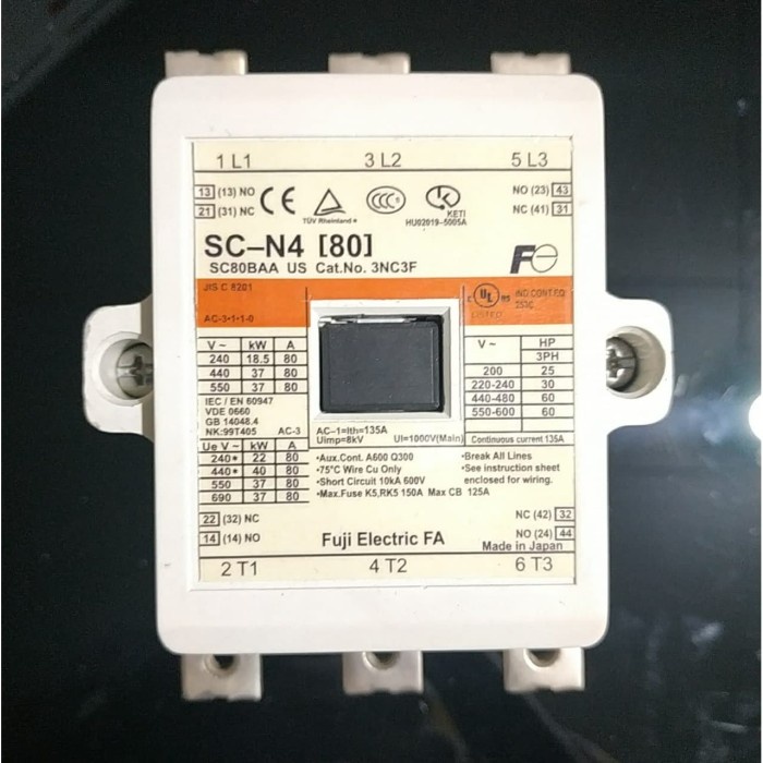 {elekstore} kontaktor/contactor fuji SC-N4 Limited