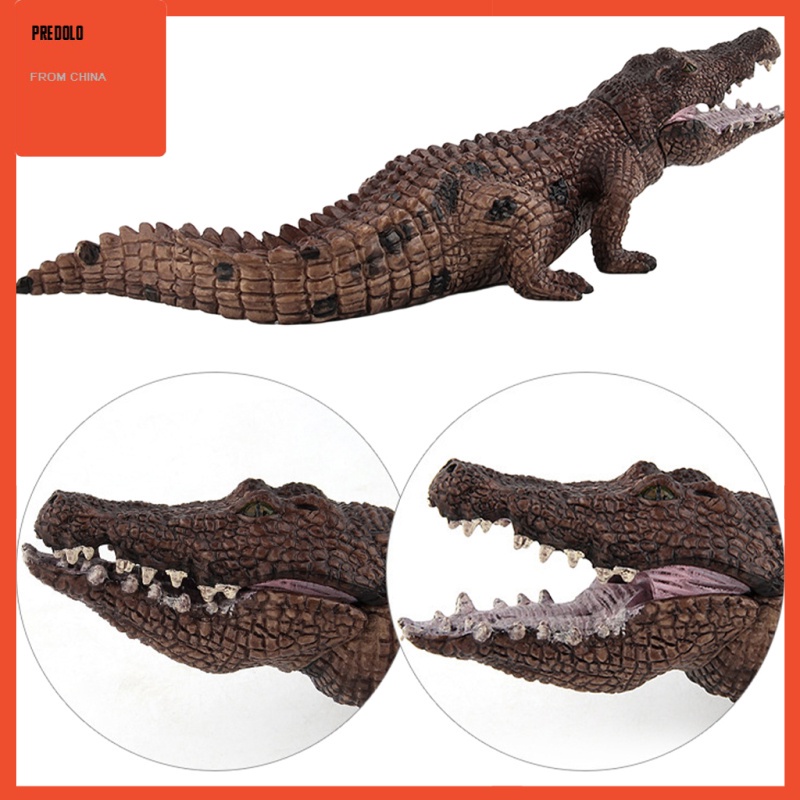 [In Stock] Wild Animal Crocodile Figurine Toy PVC Realistic Model Collection Gifts