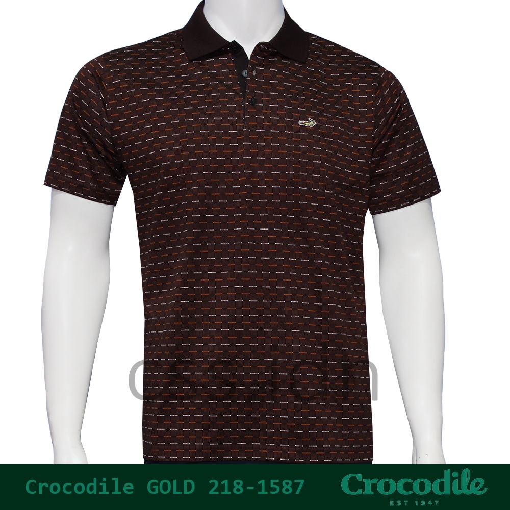 Kaos Kerah Pria Crocodile Gold 218-1587