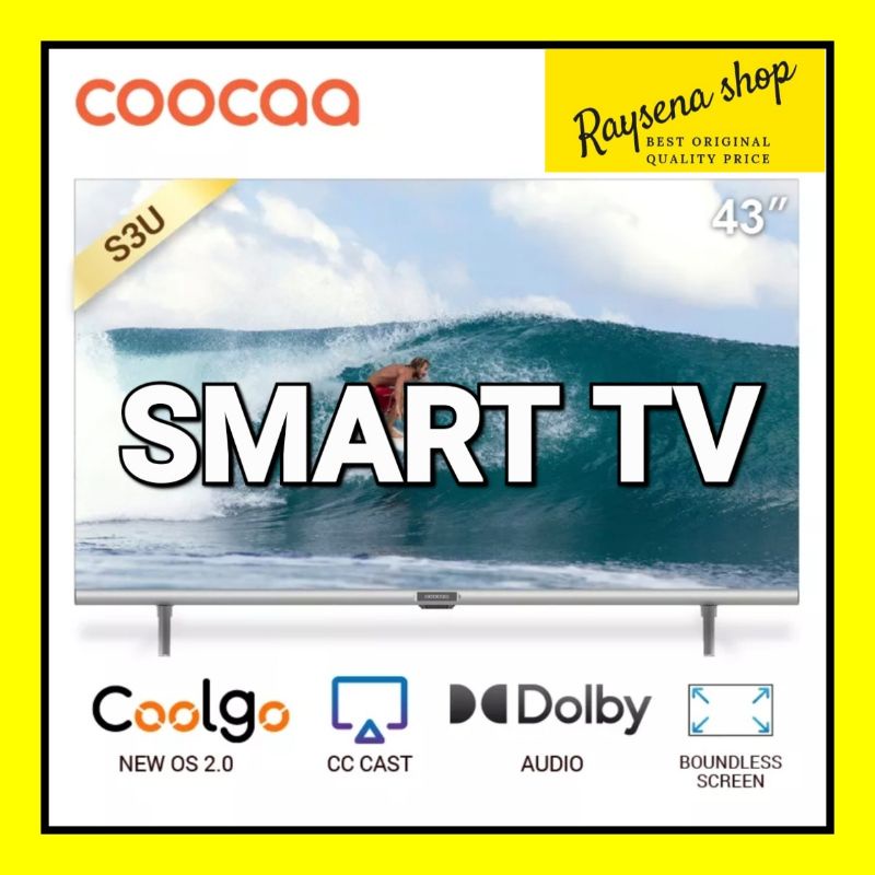 COOCAA 43 inch Digital Smart TV Coocaa 43S3U PLUS