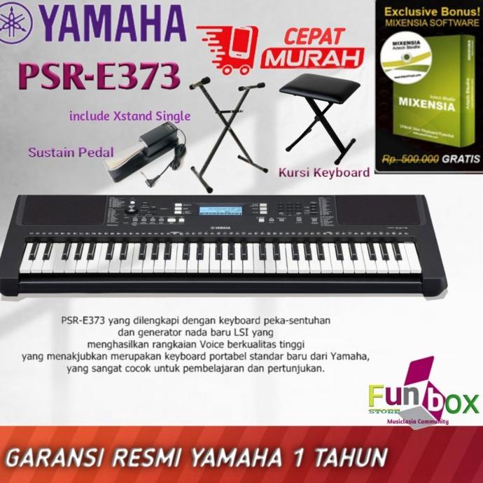 Keyboard Yamaha Psr E 373 / Psr E373 / Psre 373 / Psre373 Original