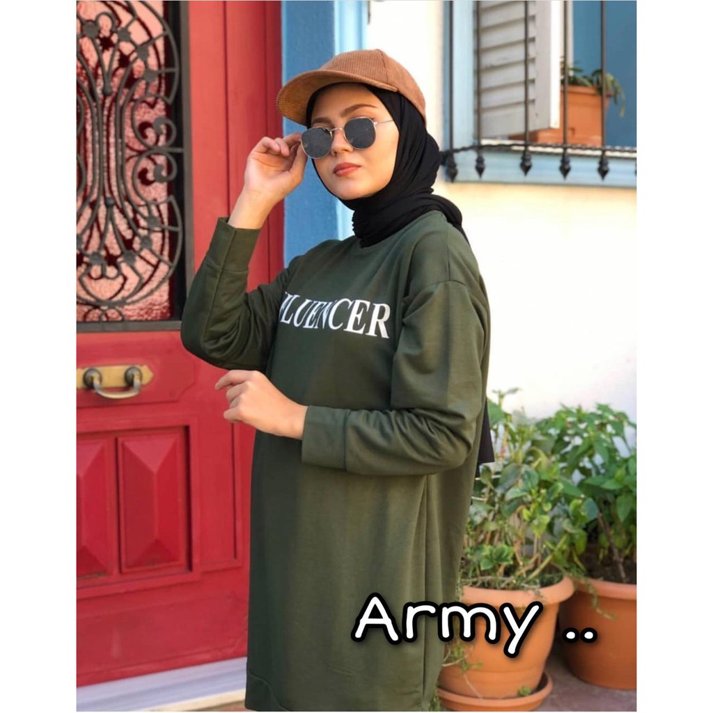 VS GG - baju atasan SWEATER JUMBO wanita INFLUENCER